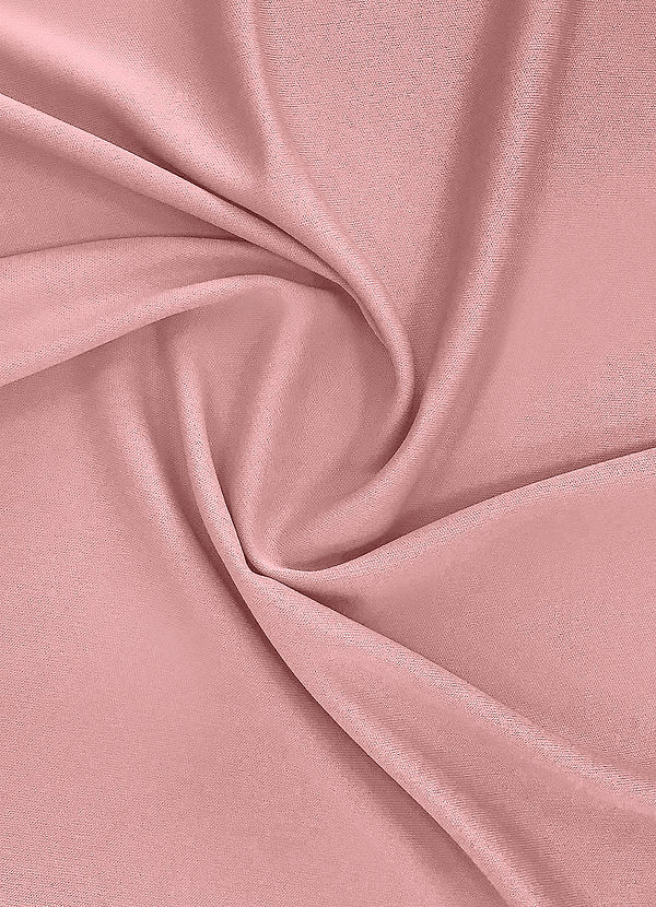 front Azazie Altrosa Stretch-Futterstoff Meterware