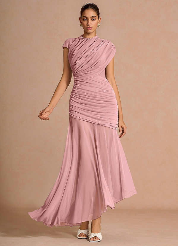 Belmira Light Pink Maxi Dress image1