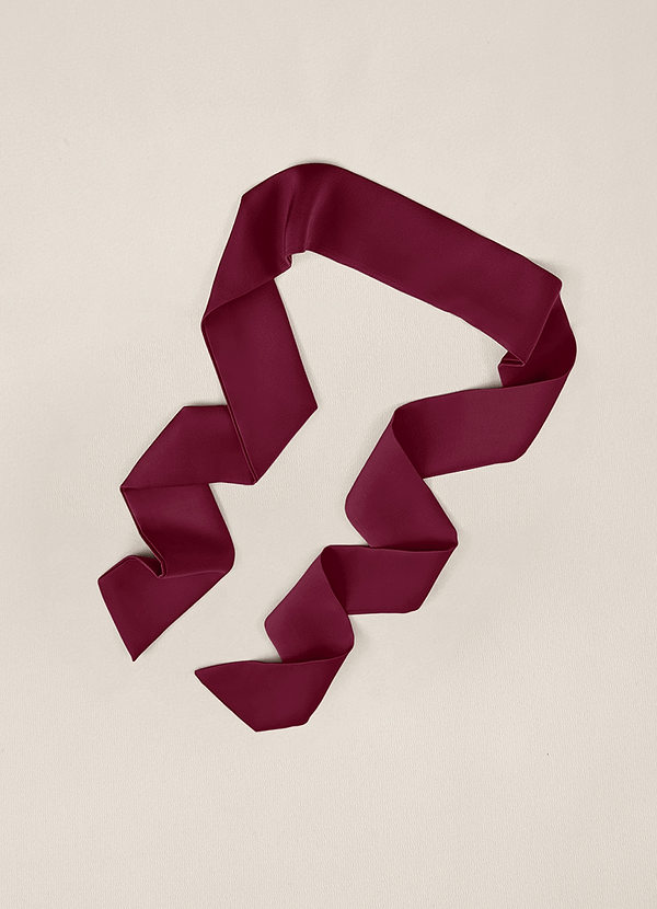 front Haarschal aus Stretch-Satin in passender Farbe