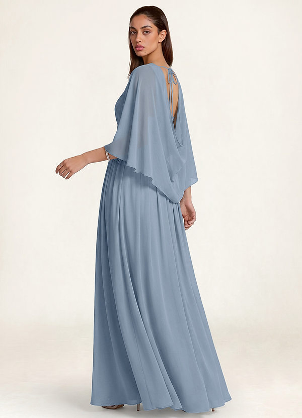 front Azazie Matching Color Classic Chiffon Shawl