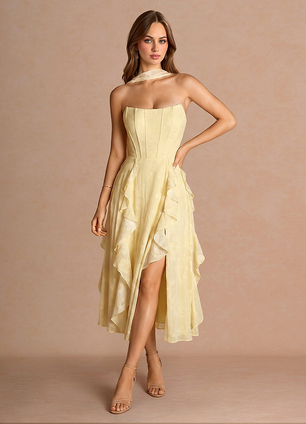 Robe Midi Crème Au Beurre Alicent image1