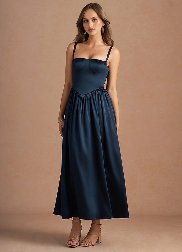 Mallory Navy Midi Dress image1