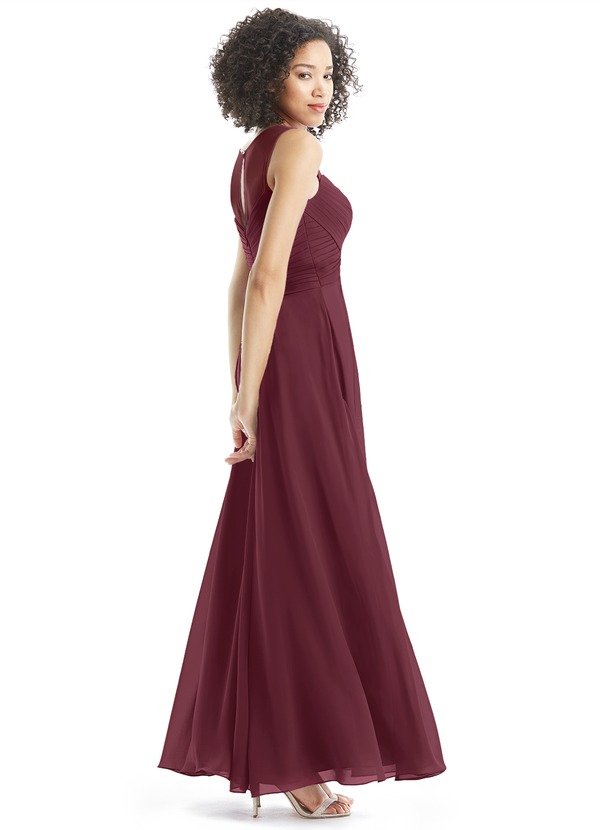azazie pine bridesmaid dress