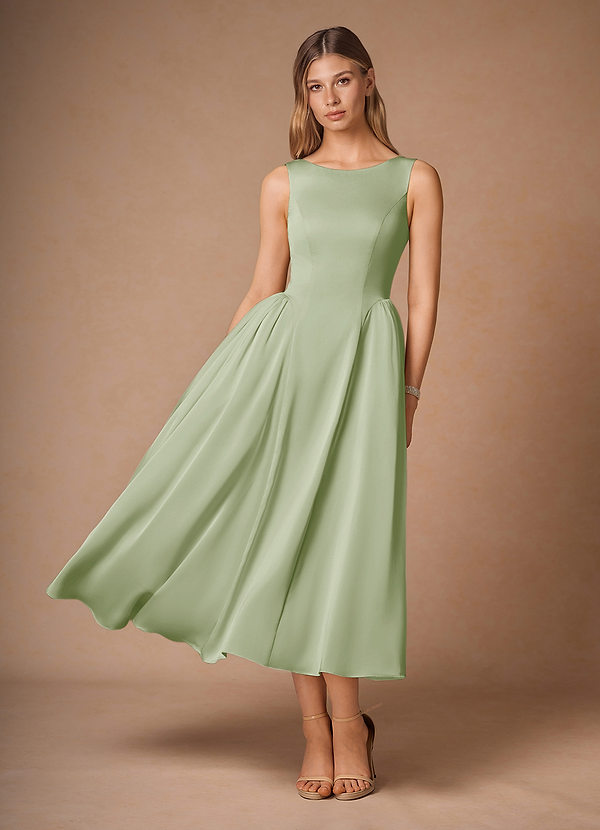 Casey Light Green Midi Dress image1