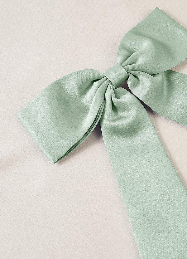 front Matching Color Bow Hair Clip