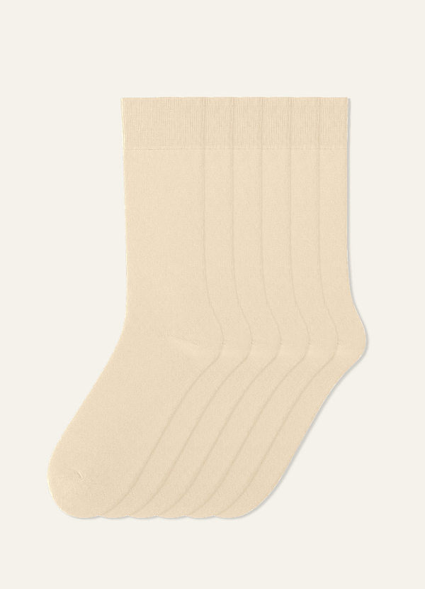 front Azazie Chaussettes montantes assorties pour demoiselles d'honneur (lot de 6 paires)