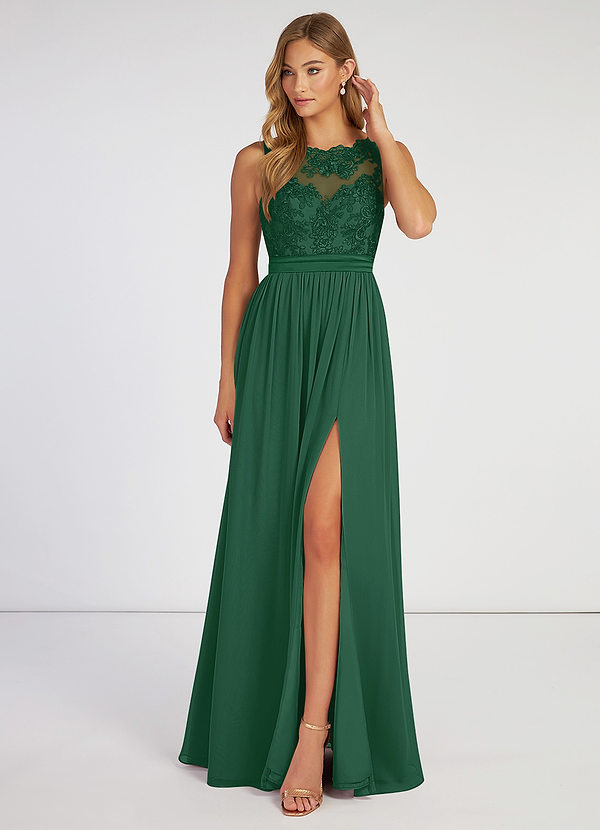 Vestido Verde Esmeralda Largo Elly image1