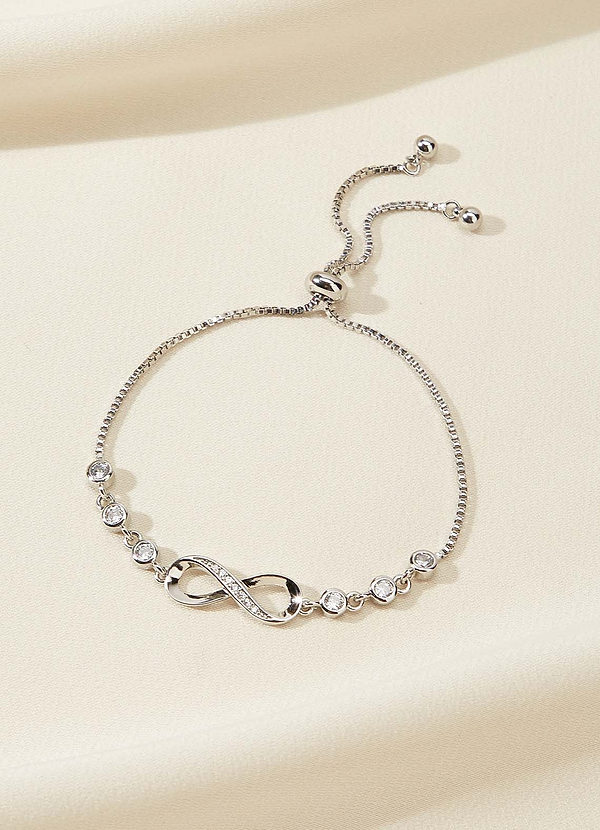 Infinite Love Zircon Bracelet front