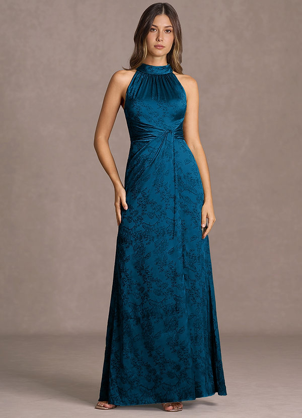 Hannah Navy Black Maxi Dress image1