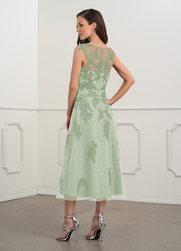 back Azazie Flynn Mother of the Bride Dress