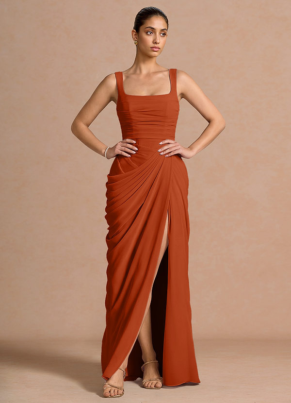 Maelie Rust Maxi Dress image1