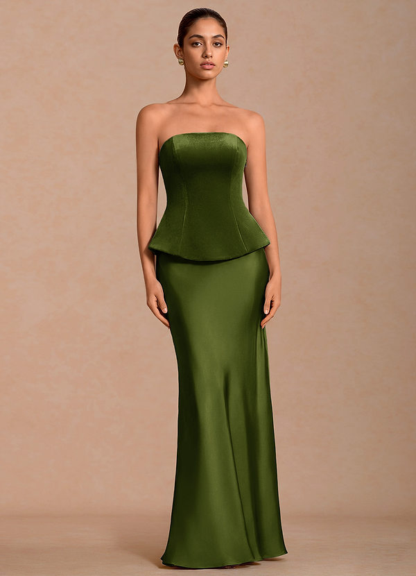 Delia Olive Maxi Dress image1