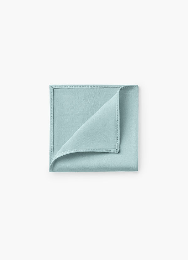 front Pochette de costume en satin mat pour garçon