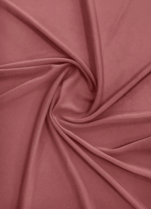 front Azazie Amethyst Stretch-Mesh-Stoff Meterware