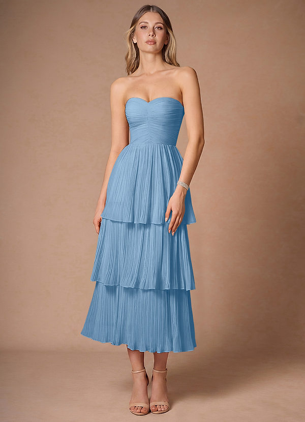 Isla Haze Blue Midi Dress image1