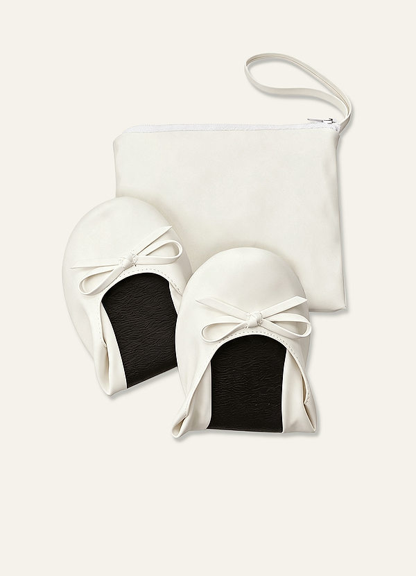 front Rescue Flats Roll Up Ballet Flats for Weddings