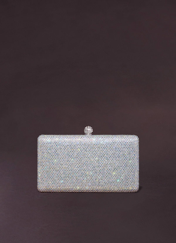 front Solid Color Full Rhinestone Clutch Bag