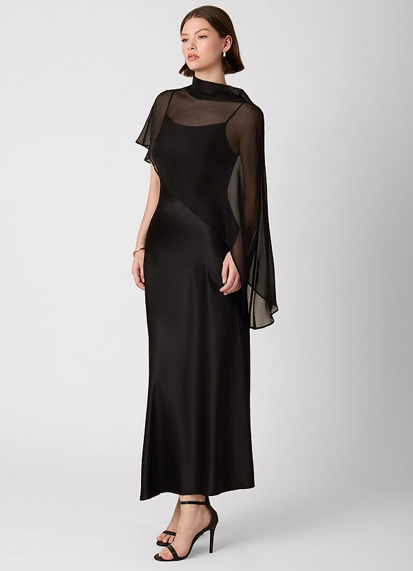 Robe Longue Noir Crystle image1