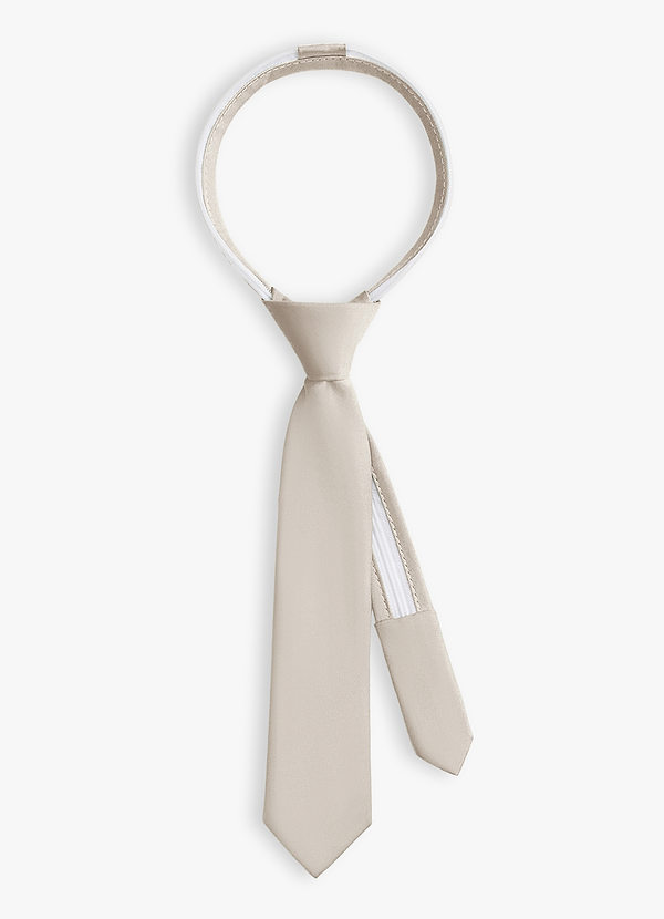 front Pré-noué en satin mat pour garçon