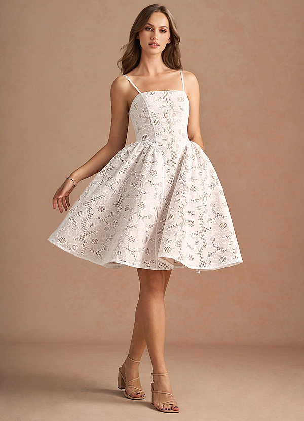 Adeline White Mini Dress image1