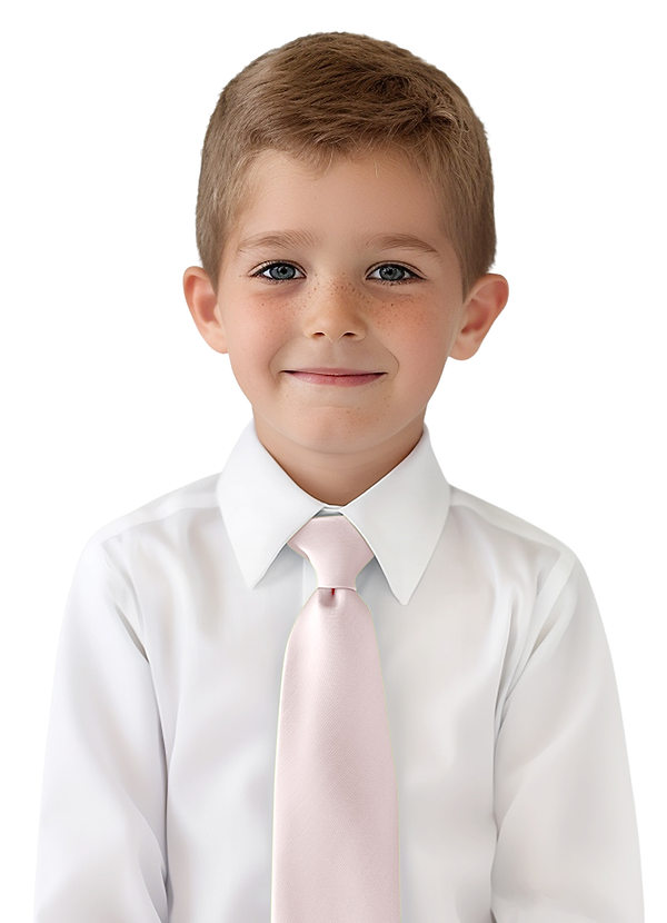 front Collezione Gentlemen Cravatta da bambino in raso opaco