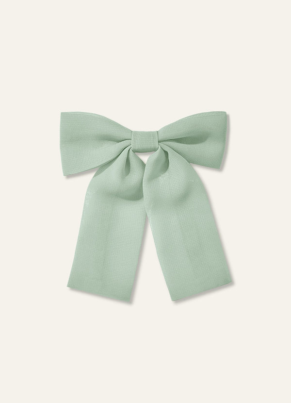 front Pince à cheveux nœud papillon en mousseline pour filles