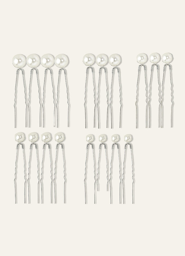 front Singular Pearl Hairpins 18pic Set