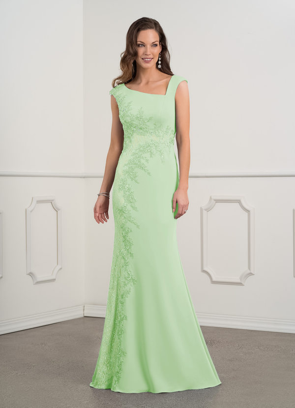 Stephanie Sin Tirante Novio Mini Vestidos Salvia Polvorienta Tallas Grandes main image 1