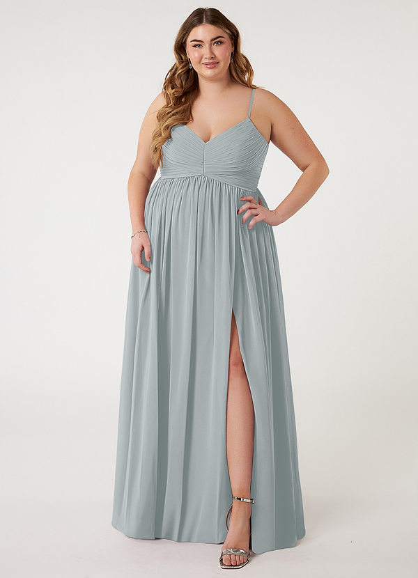 Dolphin Grey Bridesmaid Dresses Azazie
