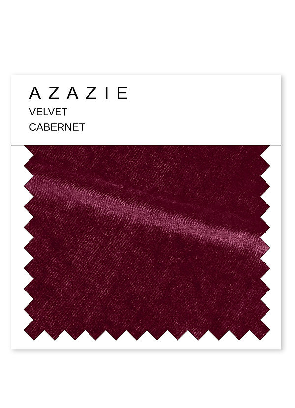 front Azazie Cabernet Velvet Swatch