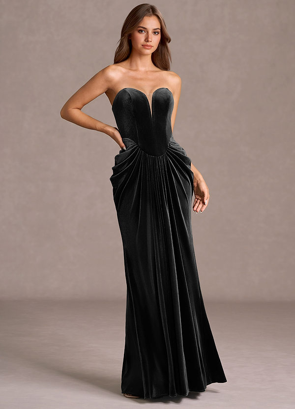 Sylvie Black Maxi Gown image1