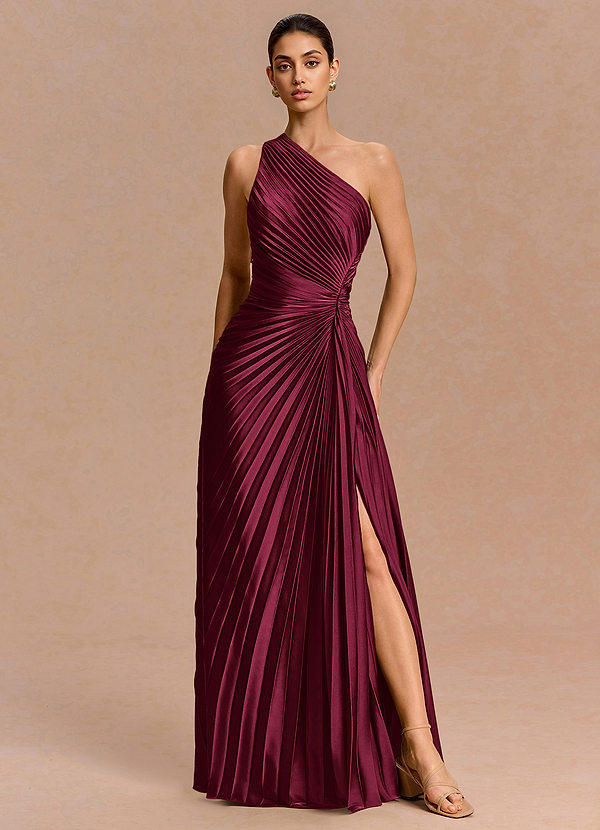 Maxi jurk Zelie Merlot image1