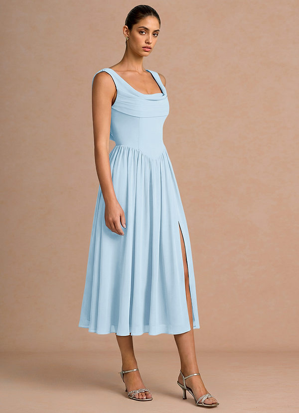 Novi Light Blue Midi Dress image1