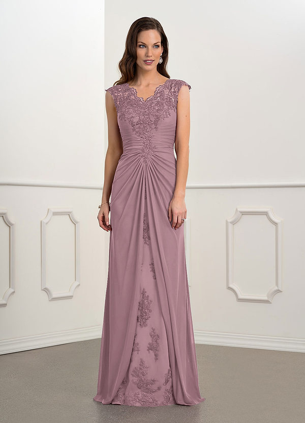 Dusty Rose Azazie Jovie Mother of the Bride Dress Mother of the Bride ...