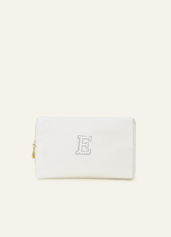 front Initial Letter Cosmetic Bag