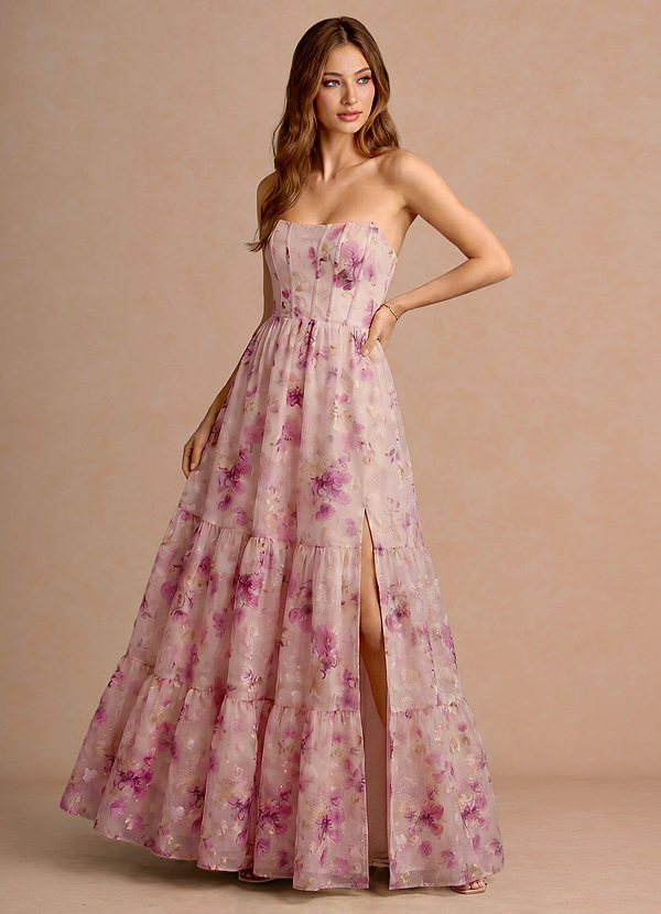 gigi mauve floral midi dress Gigi Mauve Floral Midi Dress Review