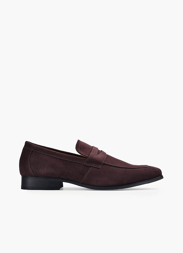 Herren-Pennyloafer aus Wildleder front