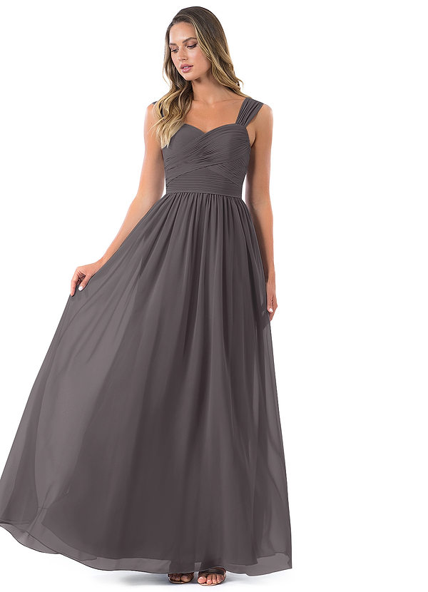 Steel Grey Azazie Zapheira Bridesmaid Dresses | Azazie