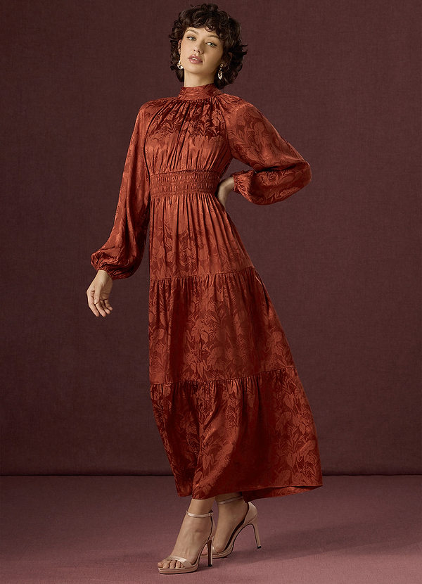 Brianna Rust Maxi Dress image1