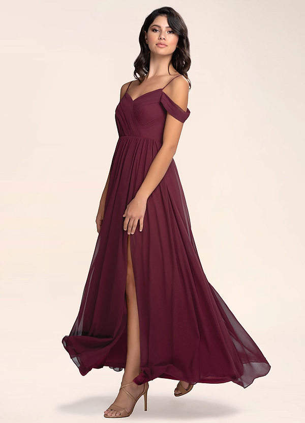 azazie cabernet dress