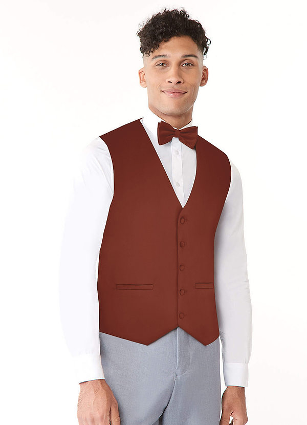 front Gilet en satin extensible