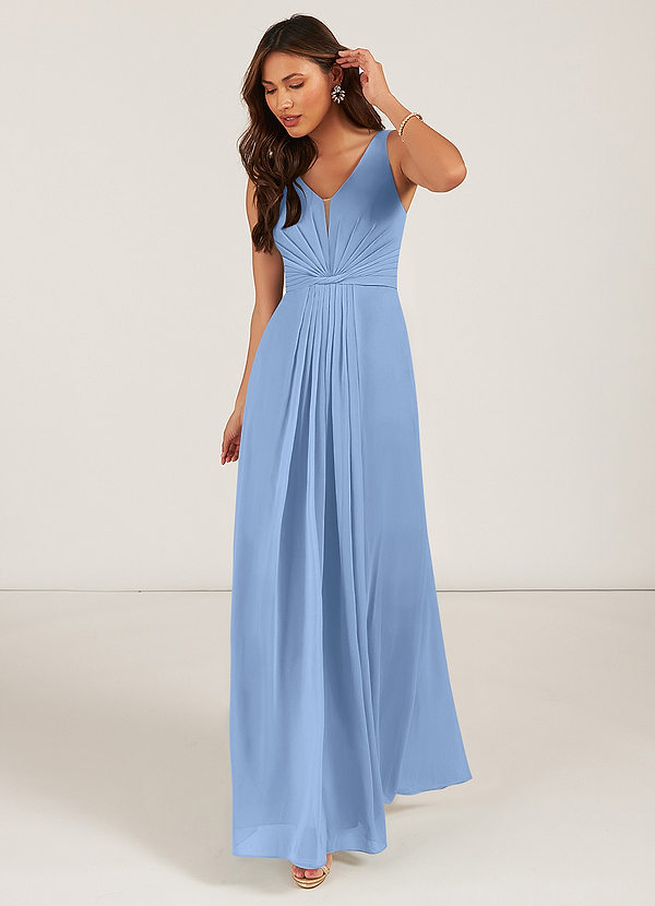 Steel Blue Azazie Gina Bridesmaid Dresses | Azazie