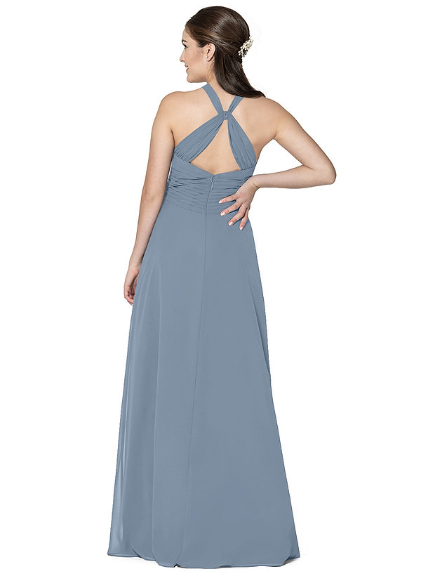 Azazie Chrissy Bridesmaid Dress Dusty Blue Azazie