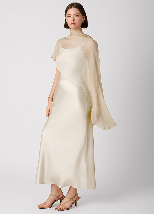 Robe Longue Albâtre Blanc Crystle image1