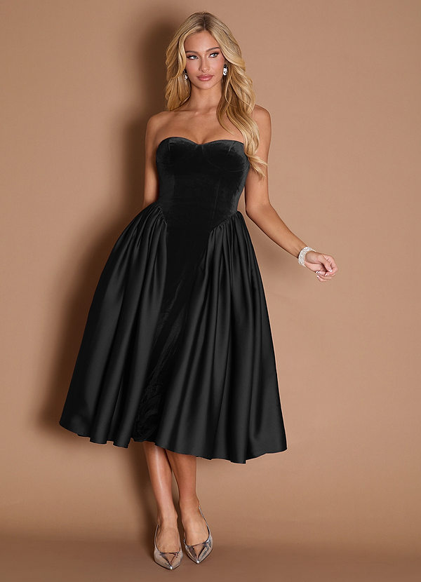 Marie Midi Klänning Svart image1