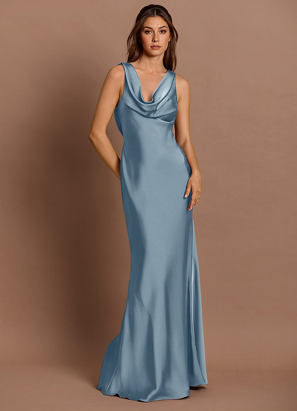 Cheryl Maxi Klänning Puderblå image1