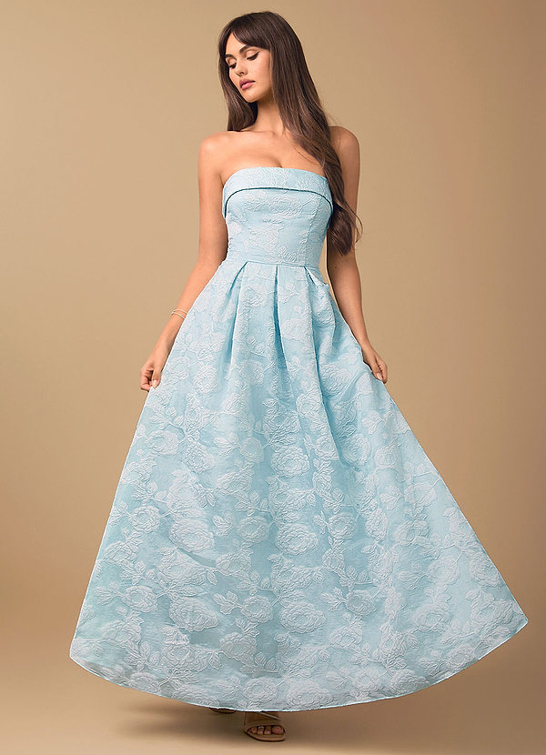 Clementine Vaaleansininen Maxi mekko image1