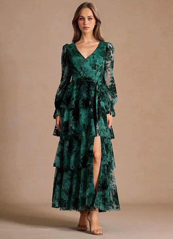Kallista Teal Maxi Dress image1
