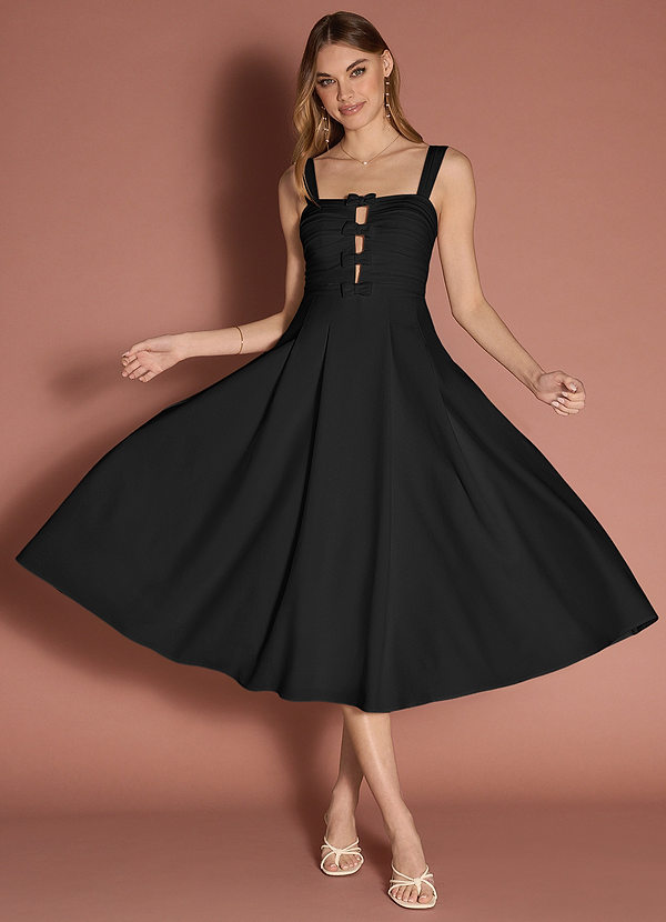 Dreamer Bow Midi-Dress