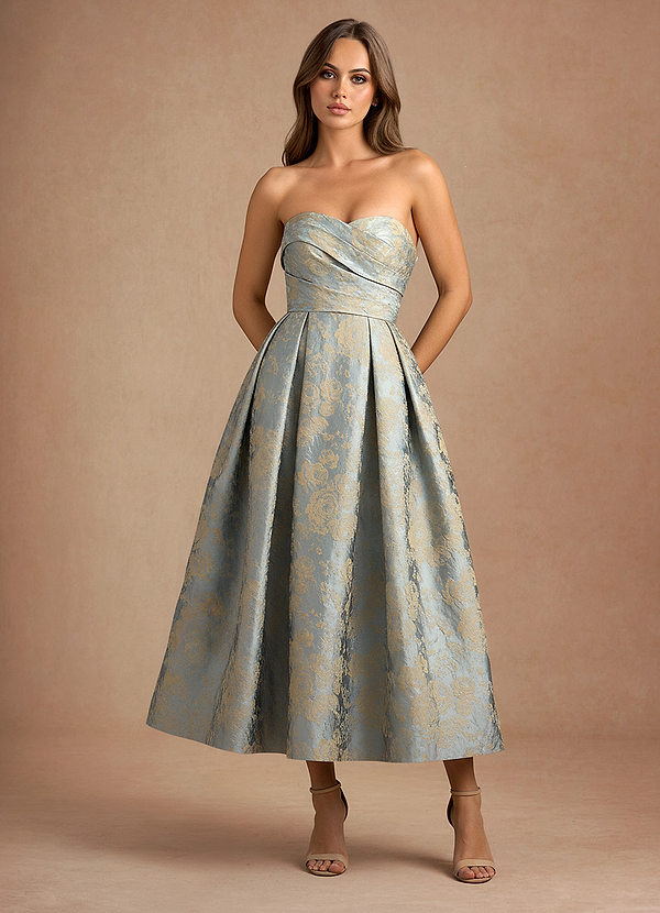 Maelis Vintage Blue Maxi Dress image1